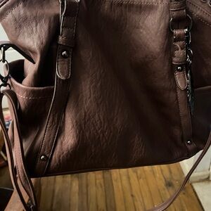 Jessica Simpson Elegant Brown Leather Women's Bag